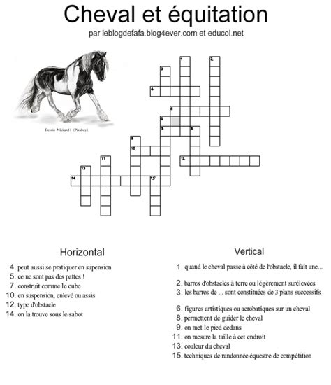 Point équestre 8 lettres mots croisés